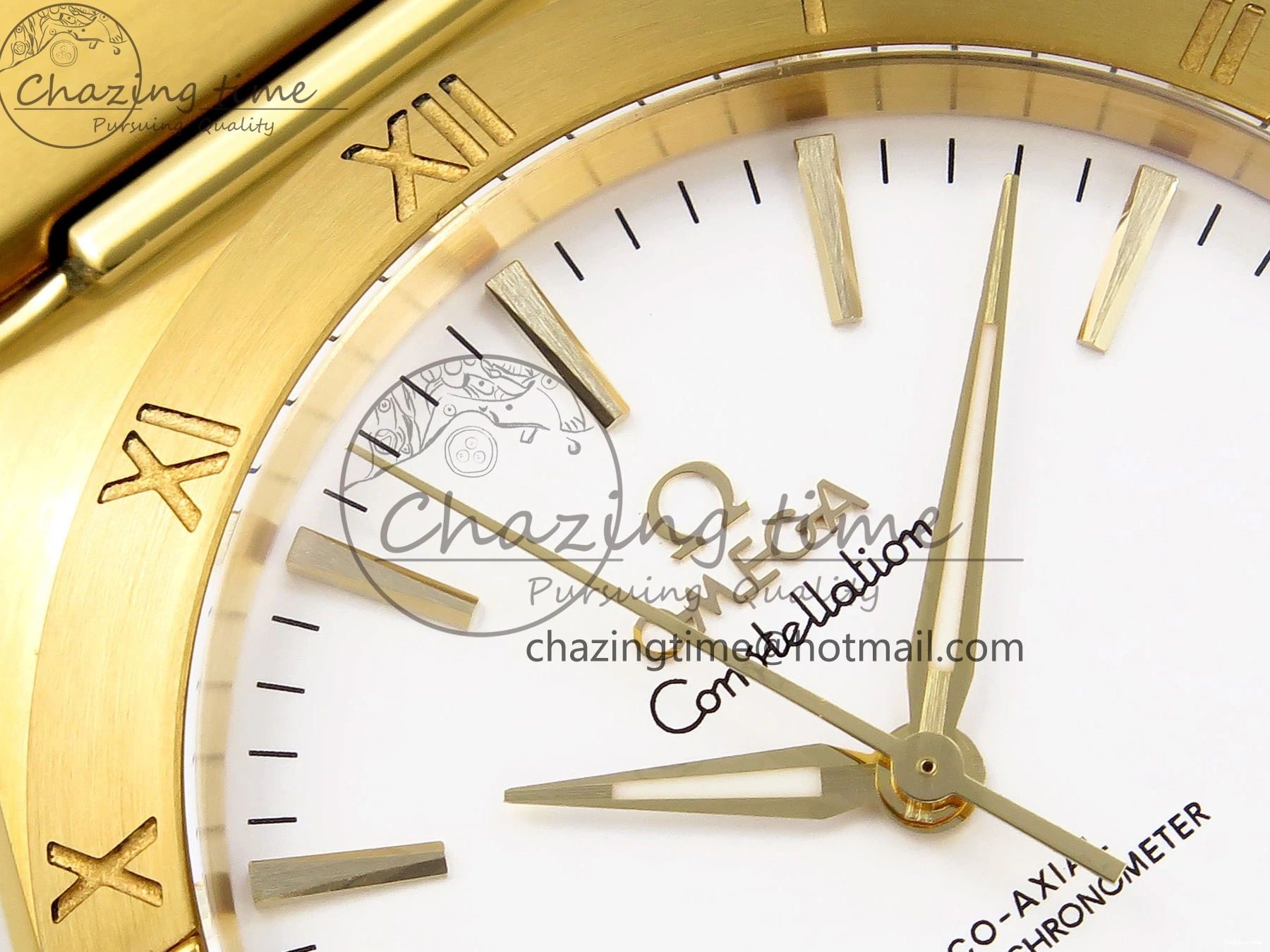 0514 Constellation 39mm YG ASWF 1:1 Best Edition White Dial on YG Bracelet A Casual 7780
